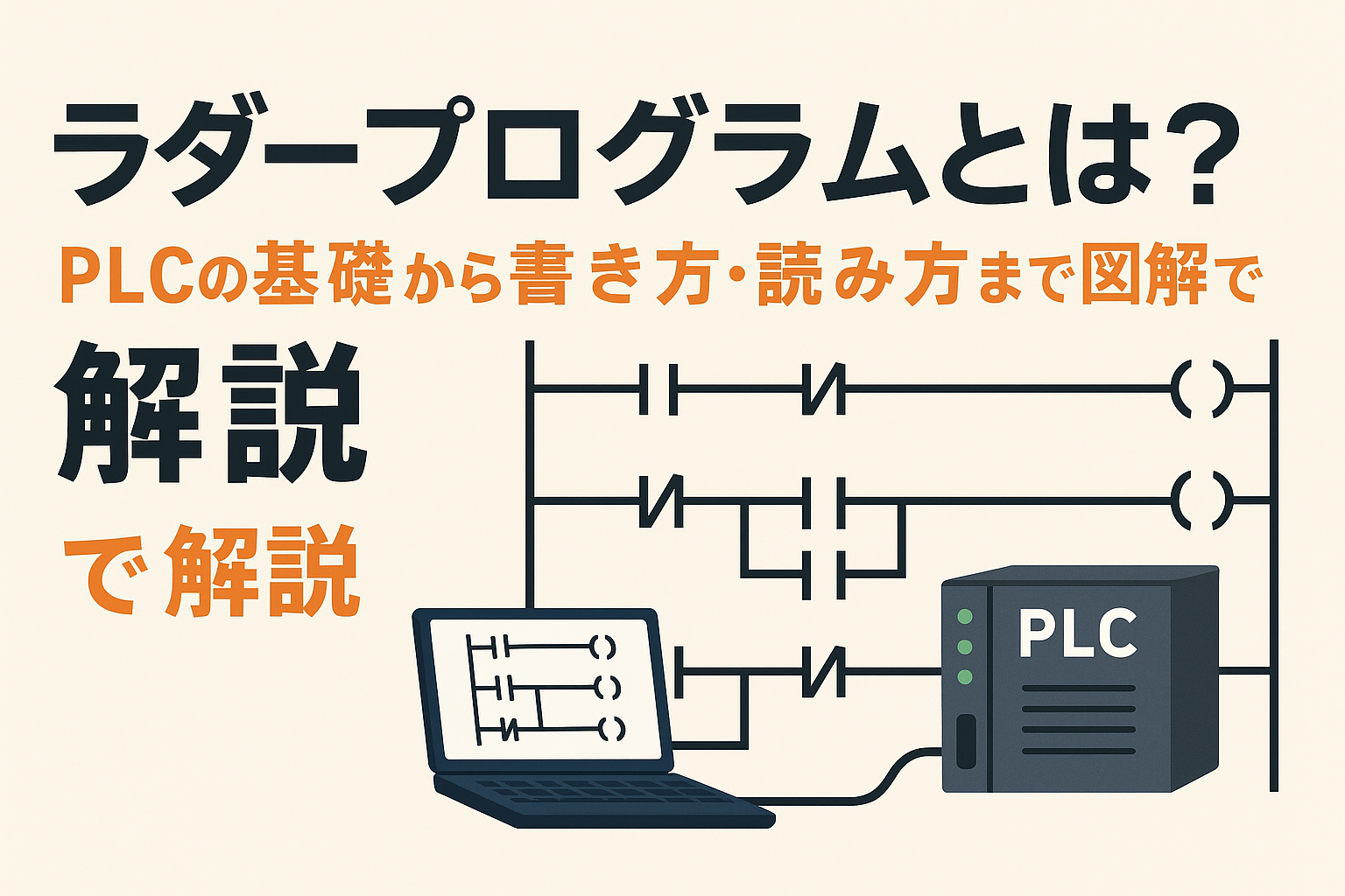 ラダープログラムとは？PLCの基礎から書き方・読み方まで図解で解説