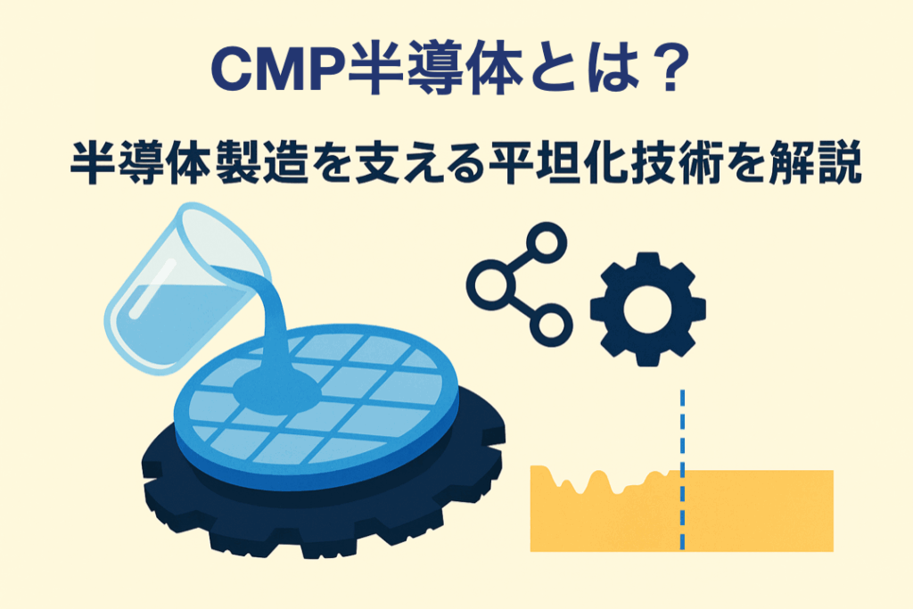CMP 半導体とは？製造工程で必須の平坦化技術をわかりやすく解説
