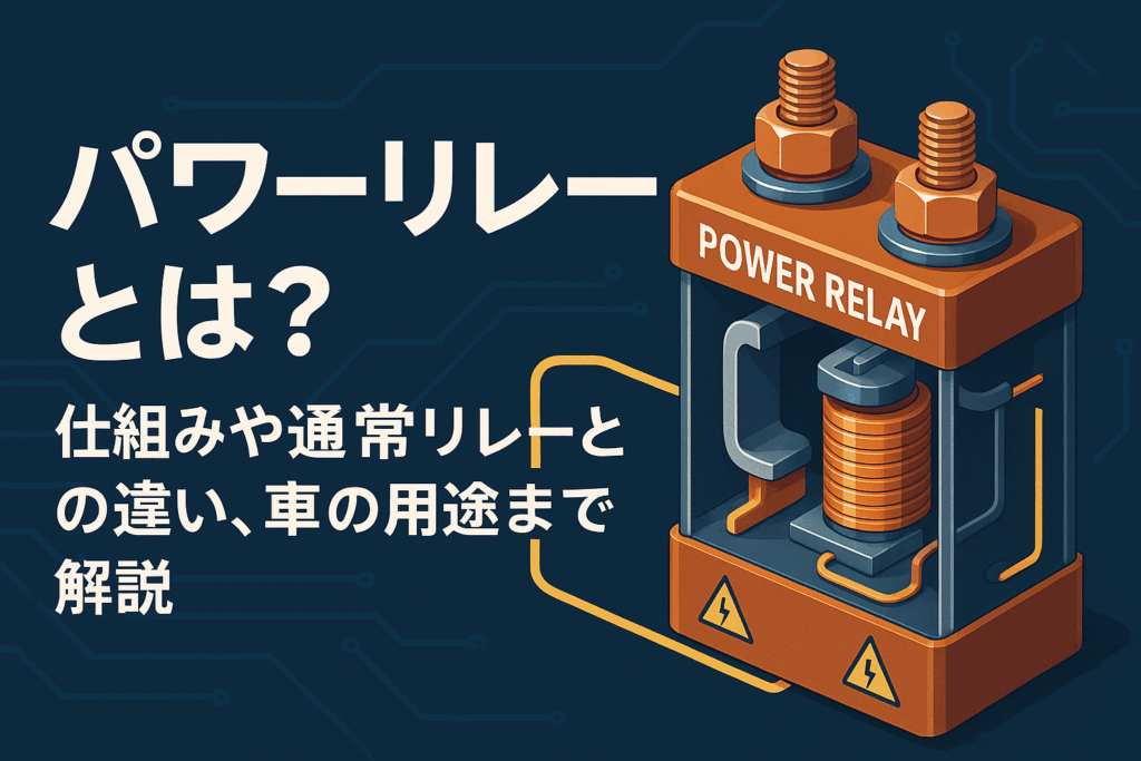 パワーリレーとは?仕組みや通常リレーとの違い、車の用途まで解説