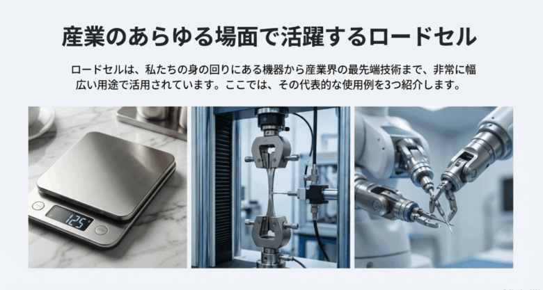 ロードセルが使われる場面